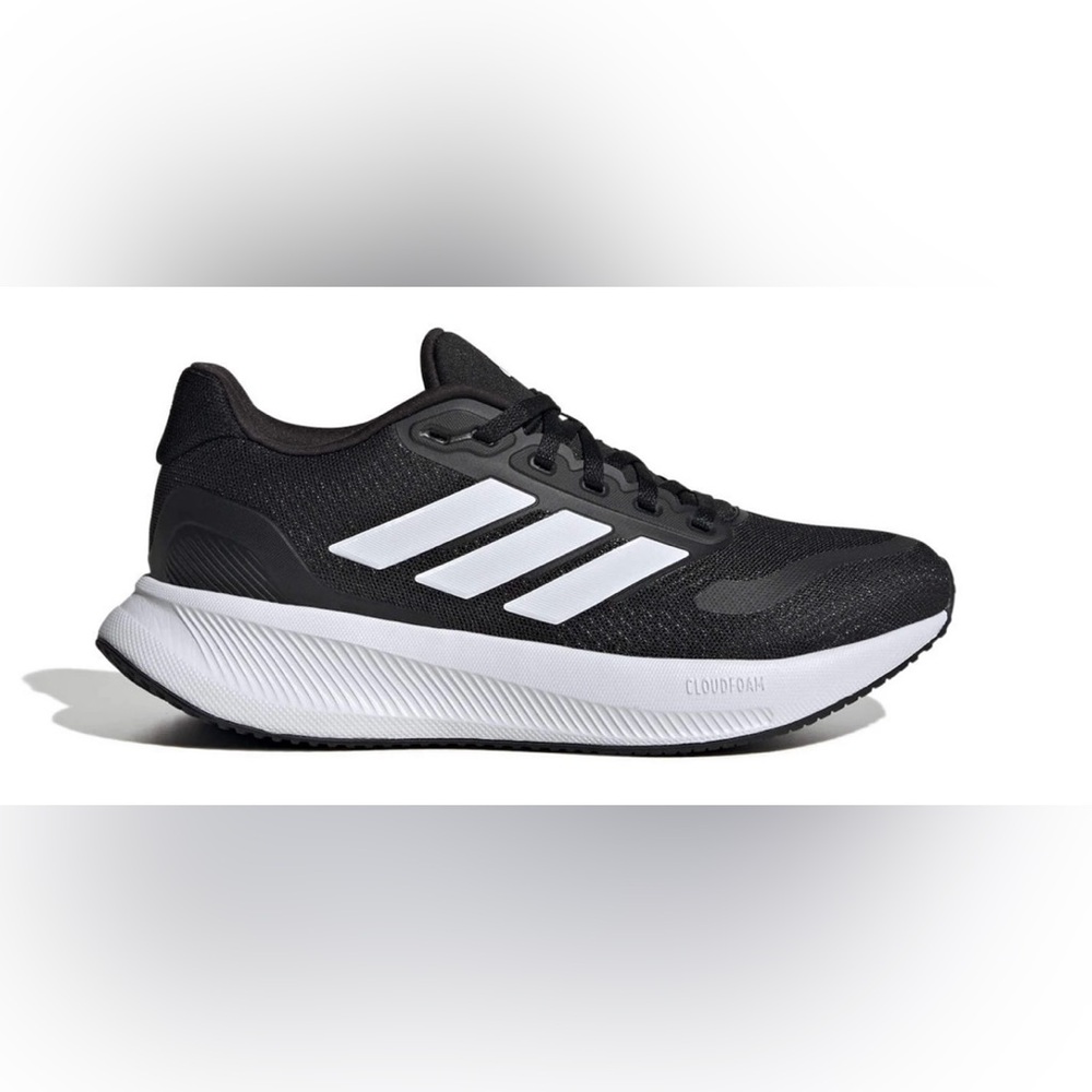 Adidas Black and White Running Shoes